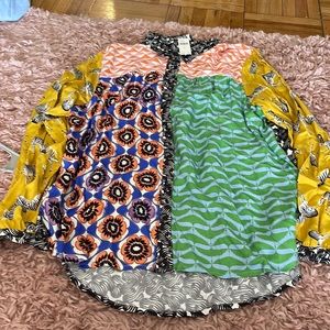 NWT Anthropologie Maeve brand patterned button down